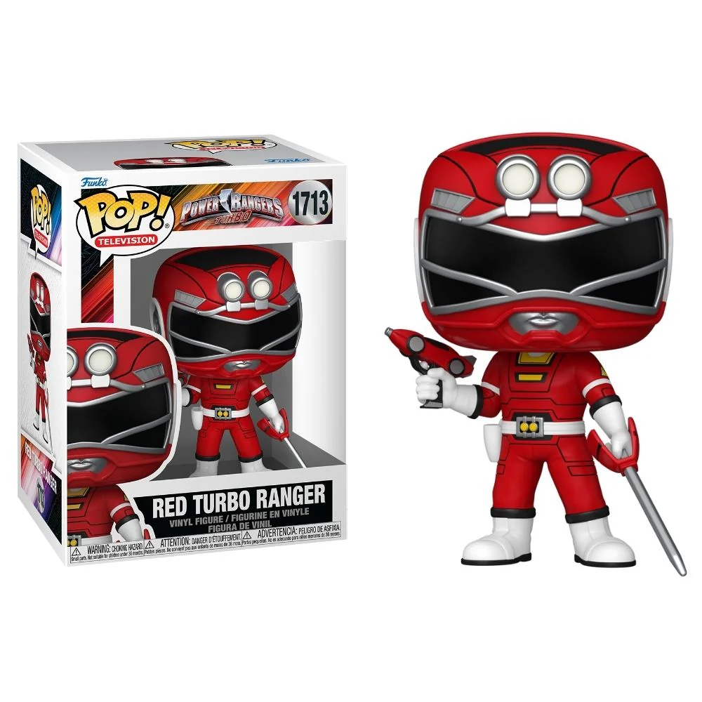 Power Rangers: Turbo - Red Ranger Pop! Vinyl - Image 3