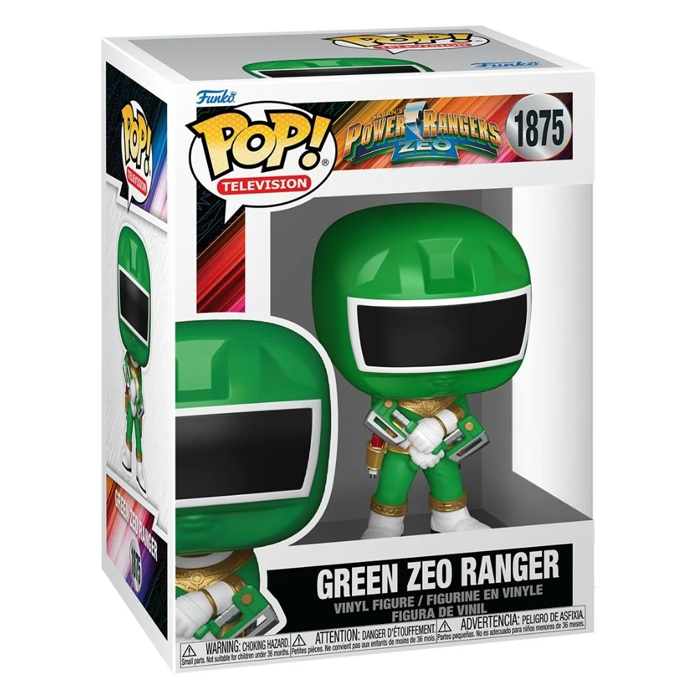 Power Rangers Zeo - Green Zeo Ranger Pop! Vinyl - Image 2