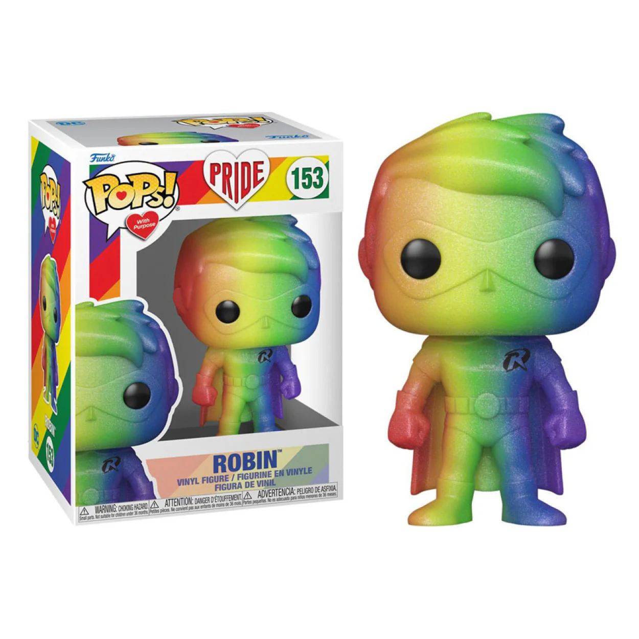 Batman - Robin Rainbow with Purpose Pop! Vinyl - Image 3