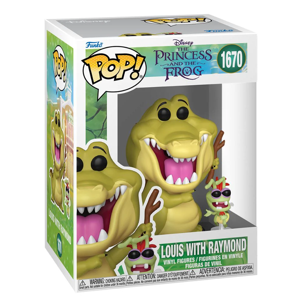 The Princess and The Frog - Louis with Raymond Pop! Vinyl - Image 2
