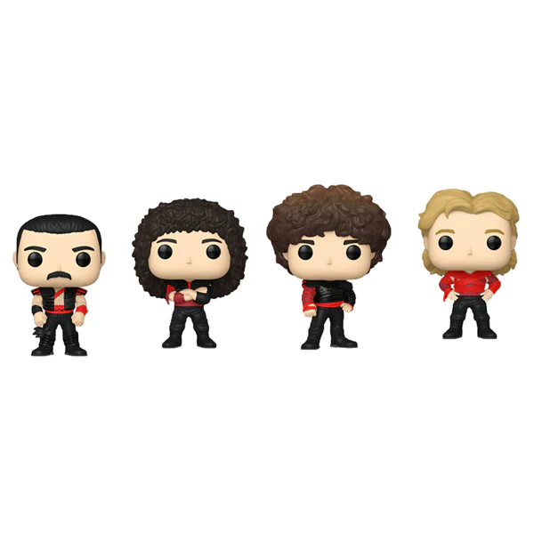 Queen - Freddie Mercury, Brian May, John Deacon & Roger Taylor Pop! Vinyl 4 Pack - Image 3