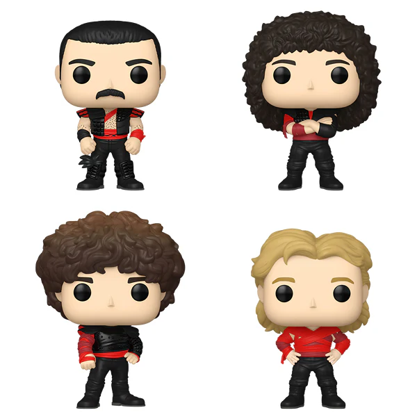 Queen - Freddie Mercury, Brian May, John Deacon & Roger Taylor Pop! Vinyl 4 Pack - Image 4