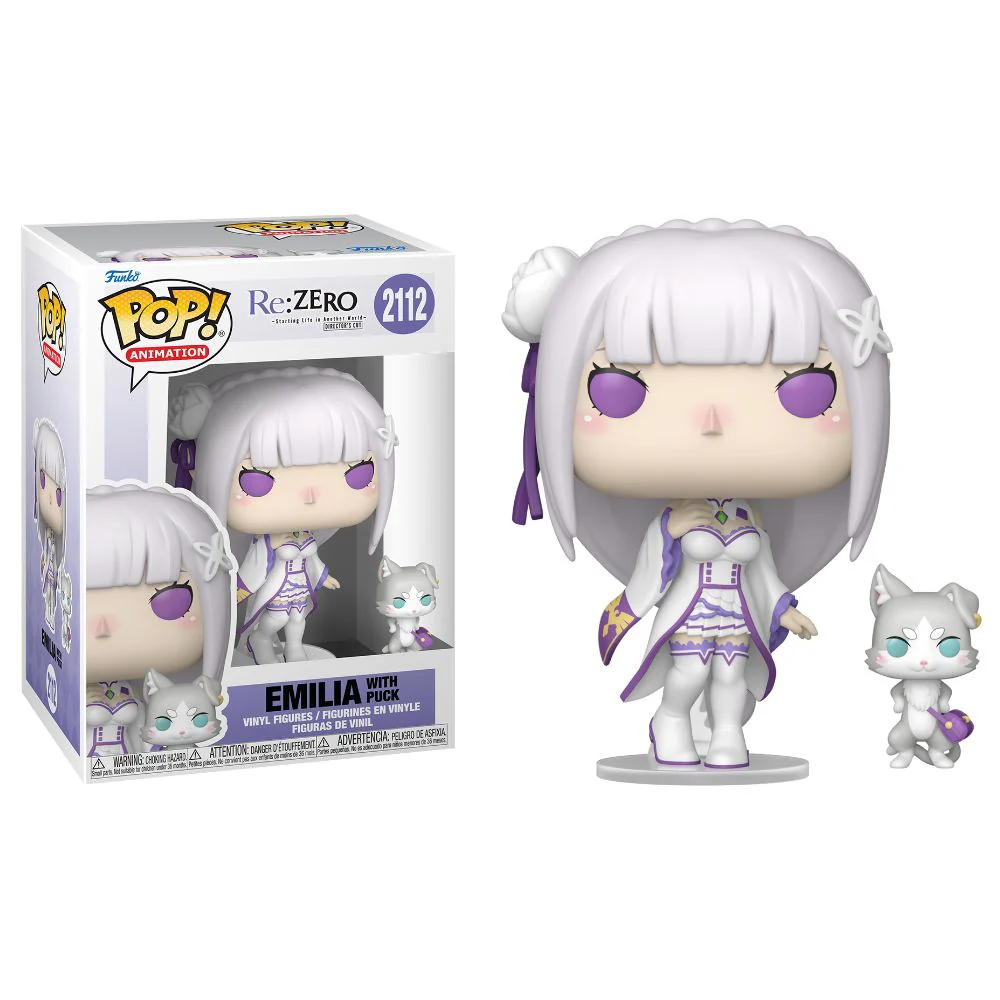 Re:ZERO - Emilia & Puck Pop! Vinyl - Image 3