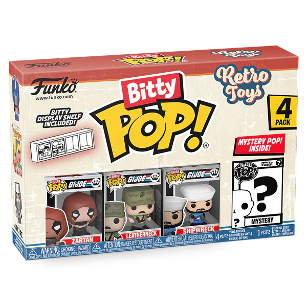 Retro Toys - GI Joe Bitty Pop! 4 Pack - Image 2