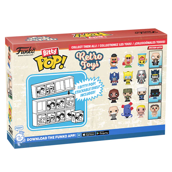Retro Toys - GI Joe Bitty Pop! 4 Pack - Image 3
