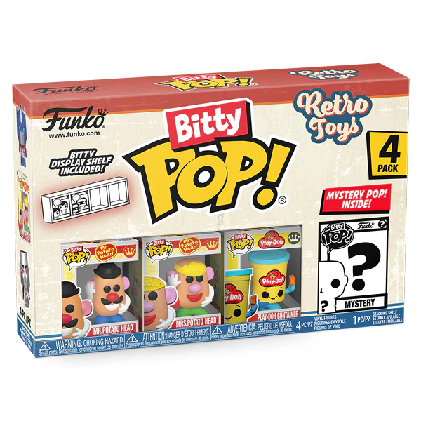 Retro Toys - Mr Potato Head Bitty Pop! 4 Pack - Image 2