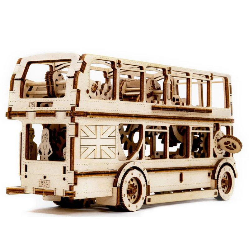Revell Tiny Adventures - London Bus Wooden Model Kit - Image 4