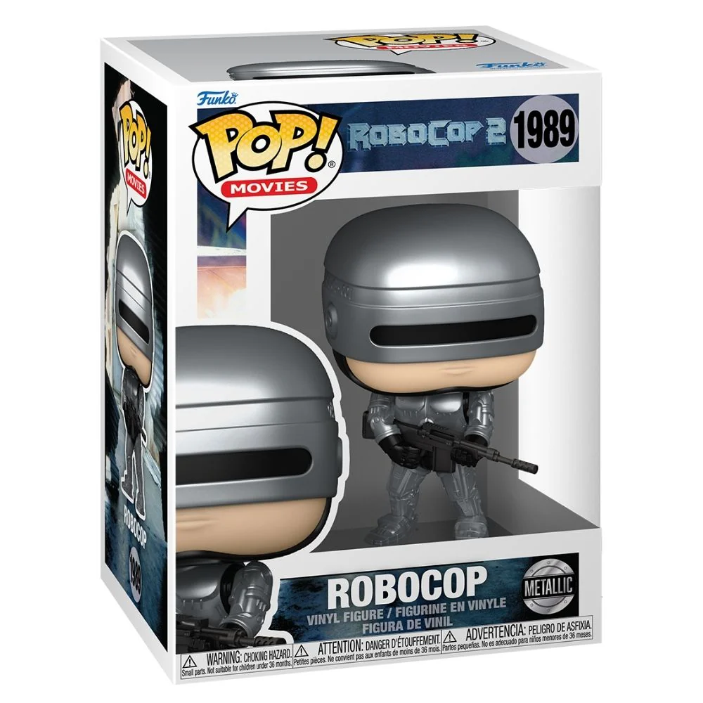 RoboCop 2 - Robocop Metallic Pop! Vinyl - Image 2