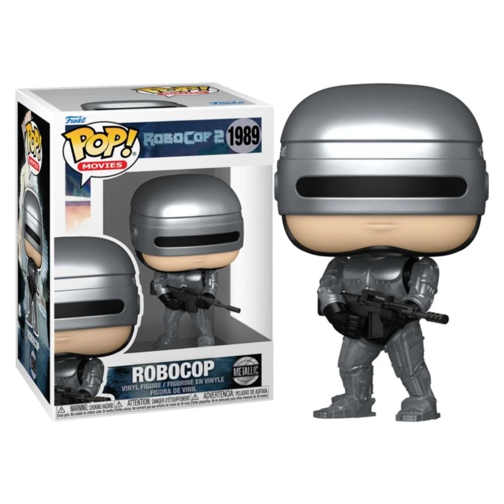 RoboCop 2 - Robocop Metallic Pop! Vinyl - Image 3