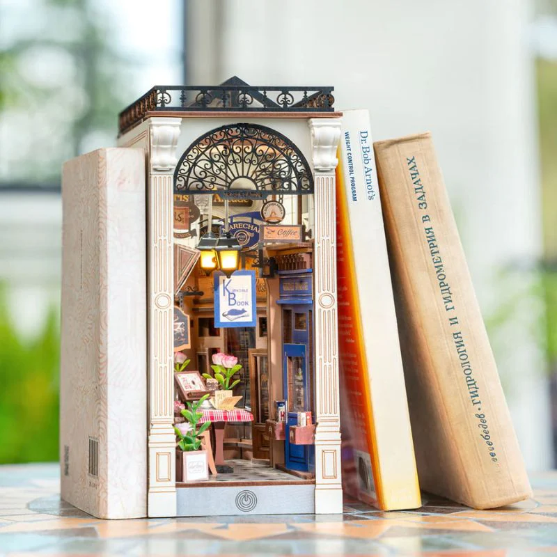 Robotime DIY Bookends Kit Arcade Dating - Image 2