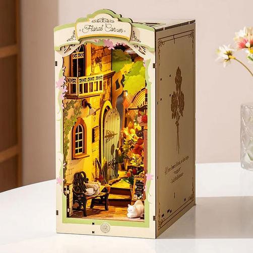 Robotime DIY Book Nook Kit Floral Corner - Image 2