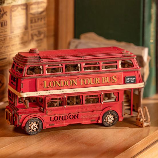 Robotime DIY London Bus - Image 2