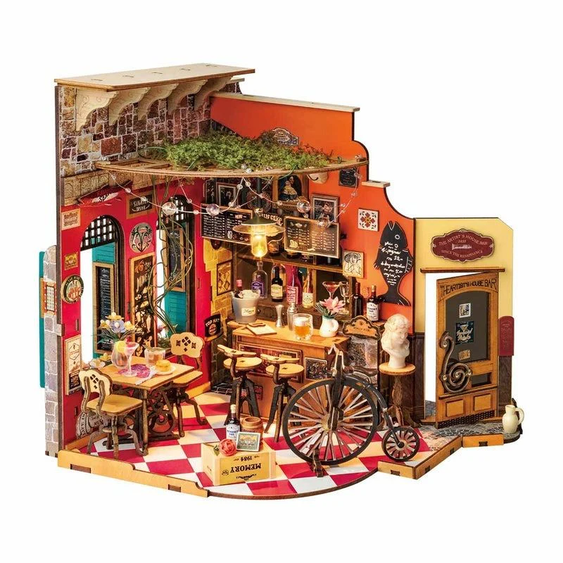 Robotime DIY Mini House Cheers Bar & Dining