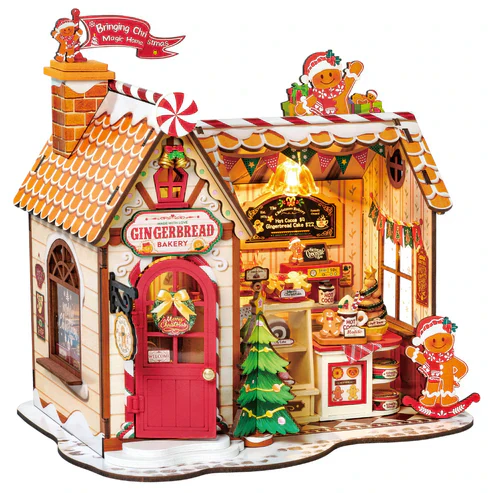 Robotime DIY Mini House Gingerbread House - Image 2