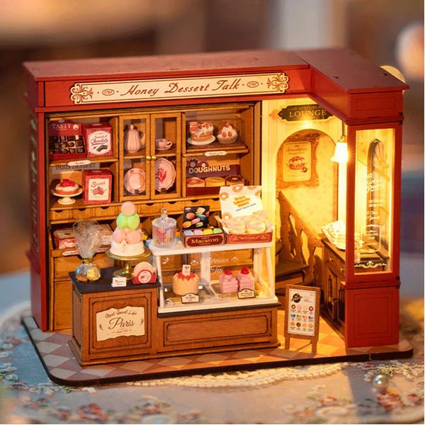 Robotime - DIY Mini House Honey DESSERT TALK - Image 3