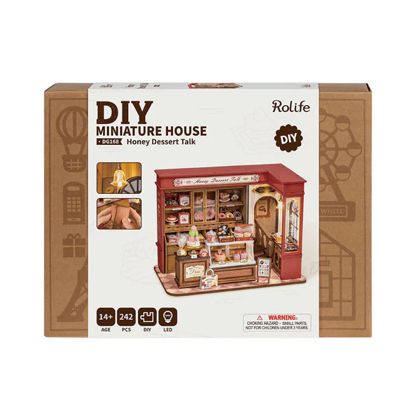 Robotime - DIY Mini House Honey DESSERT TALK - Image 5