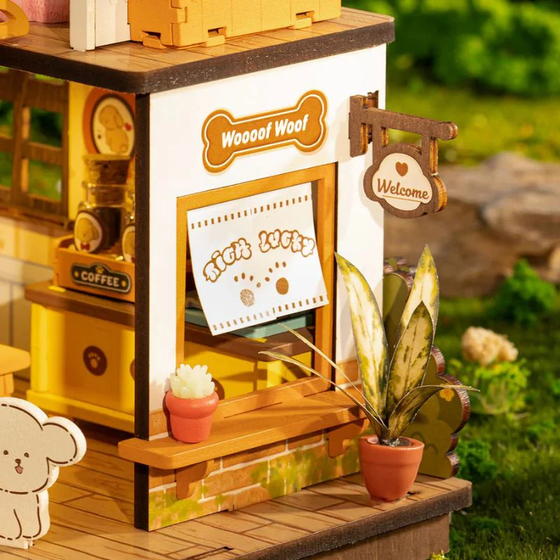 Robotime DIY Mini House Puppys Cozy Villa - Image 5