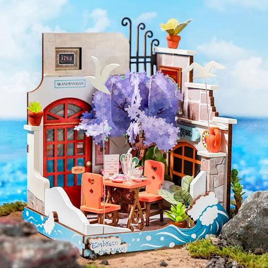 Robotime DIY Mini House Sea Holiday Restaurant - Image 2