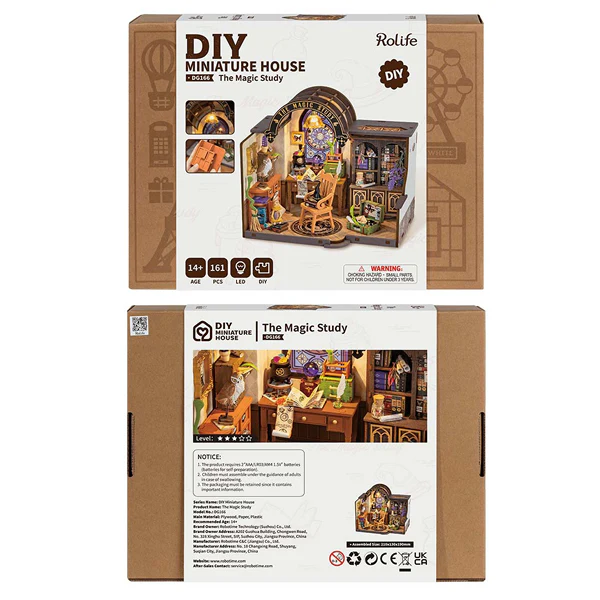 Robotime - DIY Mini House the Magic Study - Image 3