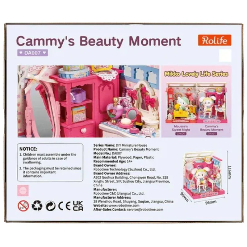 Robotime - Diy Mini Shop Cammys Beauty Moment - Image 3
