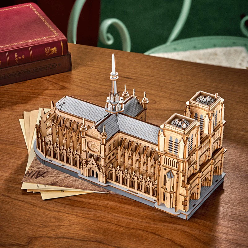 Robotime - DIY Paris Cathedral (Notre Dame) - Image 2