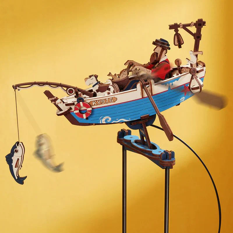 Robotime DIY Pendulum Balance Ocean Fisher - Image 3