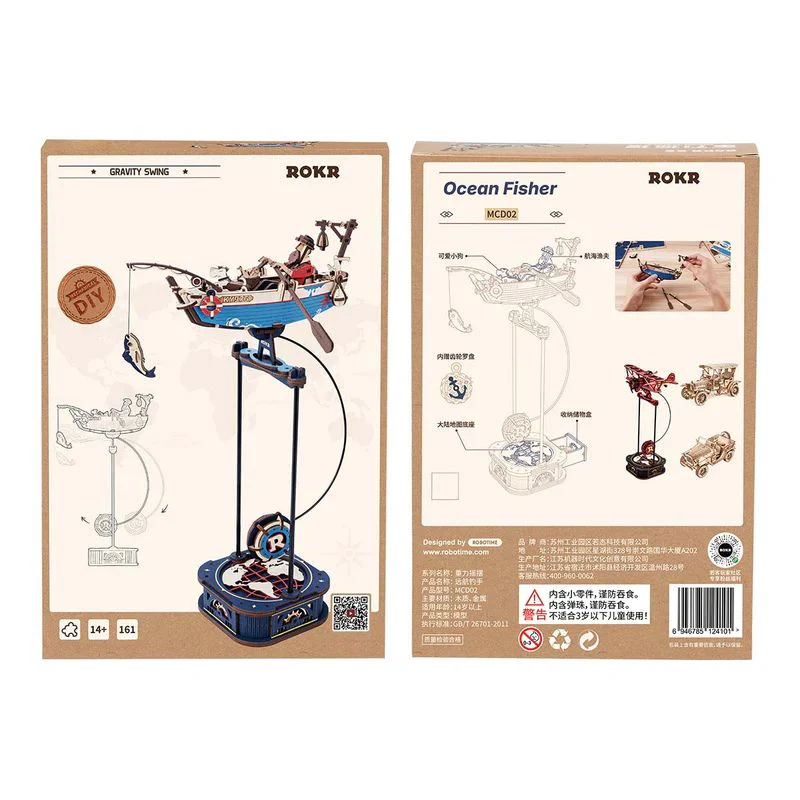 Robotime DIY Pendulum Balance Ocean Fisher - Image 5
