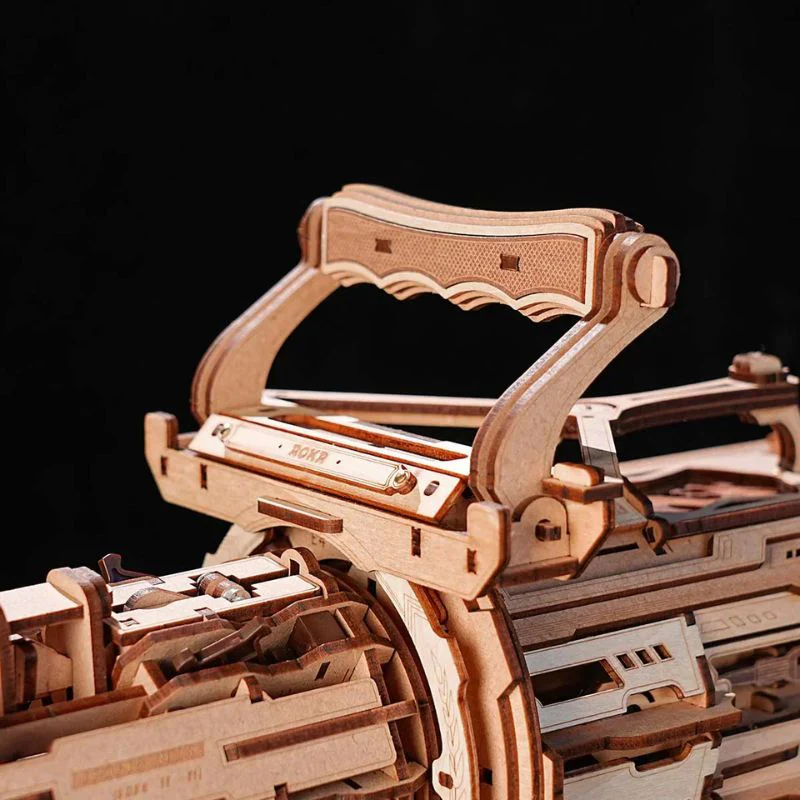 Robotime DIY Rotating Barrel Toy Machine Gun - Image 4