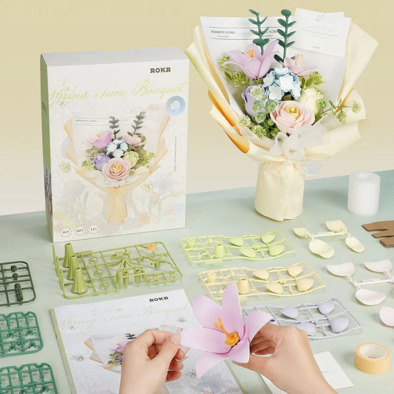 Robotime DIY Spring Time Bouquet ( Plastic ) - Image 6