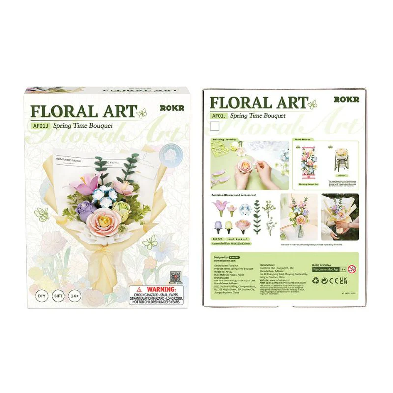 Robotime DIY Spring Time Bouquet ( Plastic ) - Image 7