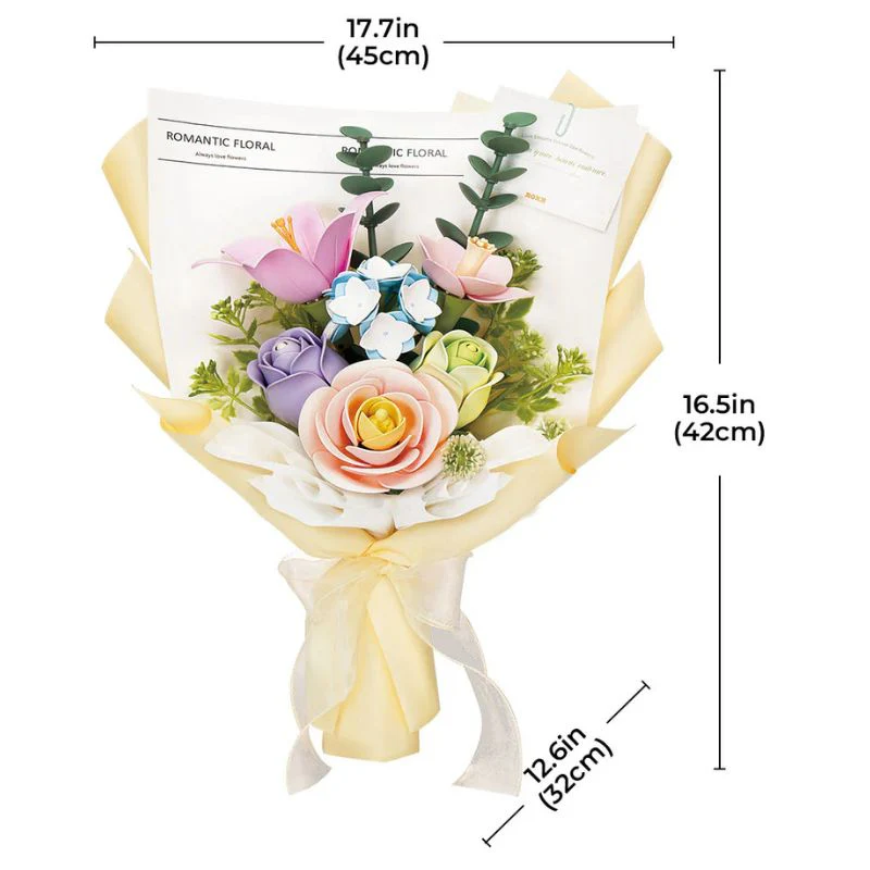 Robotime DIY Spring Time Bouquet ( Plastic ) - Image 8