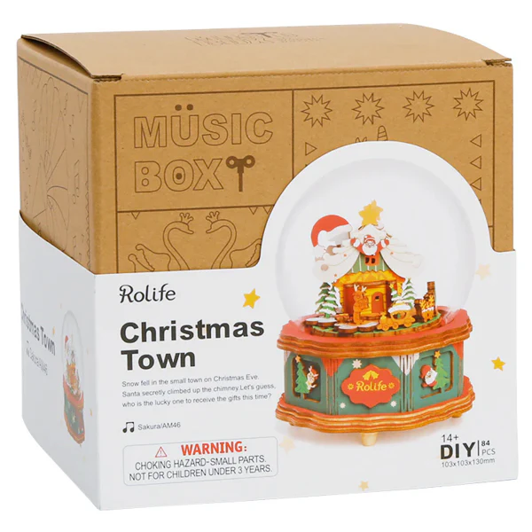 Robotime - Music Box Christmas Town - Image 6