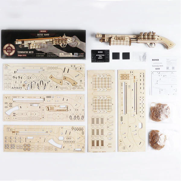 Robotime Rokr DIY Terminator M870 Justice Guard - Image 3