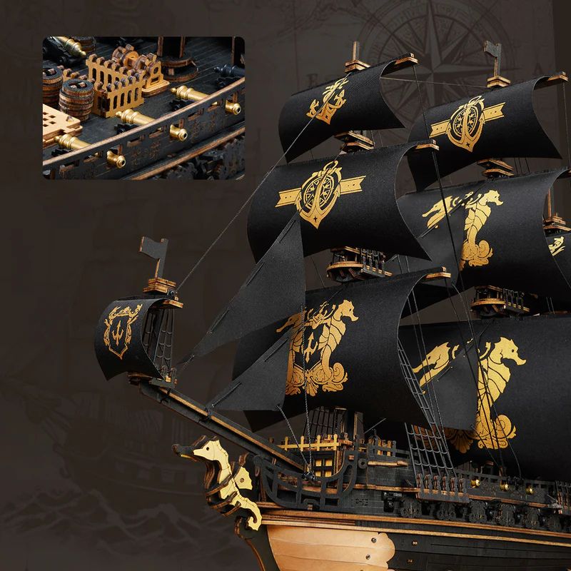 Robotime Seahorse Barque - Image 4