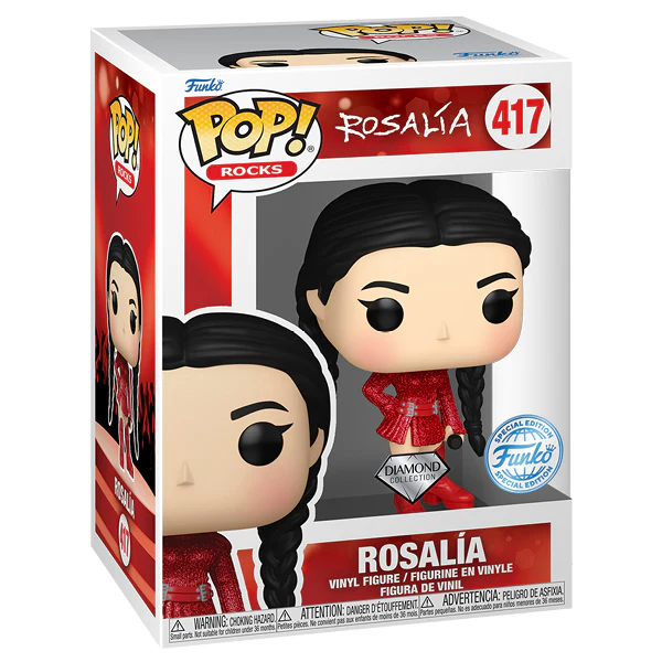 Rosalia - Bizcochito Red Diamond Glitter US Exclusive Pop! Vinyl - Image 2