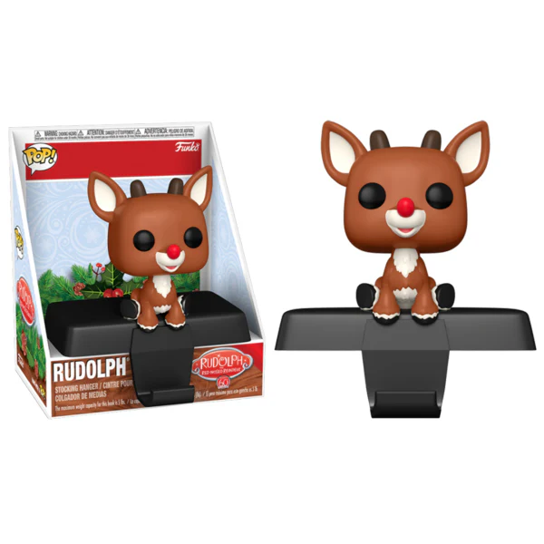 Rudolph the Red-Nosed Reindeer - Rudolph Pop! Edge-Sitter Stocking Hanger - Image 3