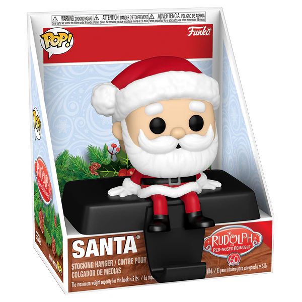 Rudolph the Red-Nosed Reindeer - Rudolph Pop! Edge-Sitter Stocking Hanger - Image 2