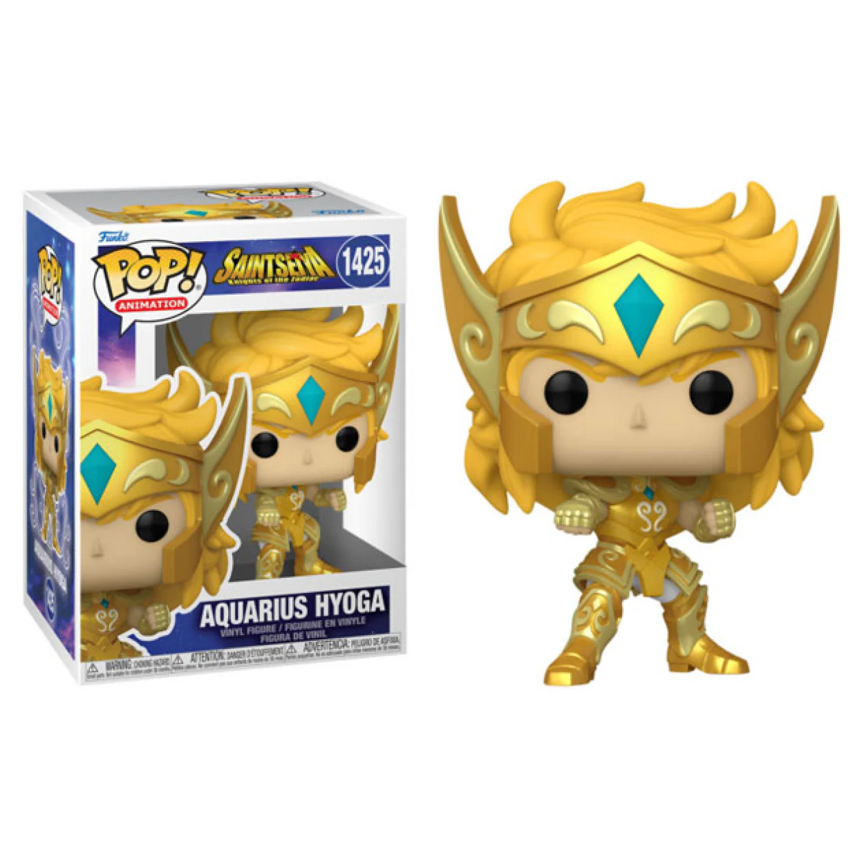 Saint Seiya - Aquarius Hyoga (Gold Suit) Pop! Vinyl - Image 3