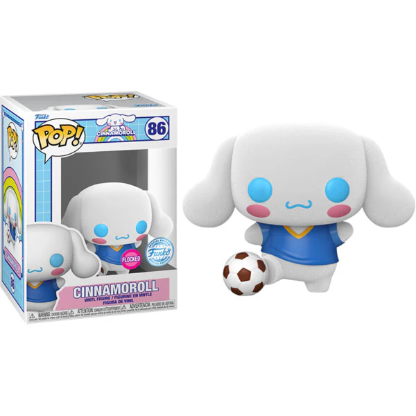 Sanrio - Cinnamoroll with Soccer Ball US Exclusive Flocked Pop! Vinyl - Image 3