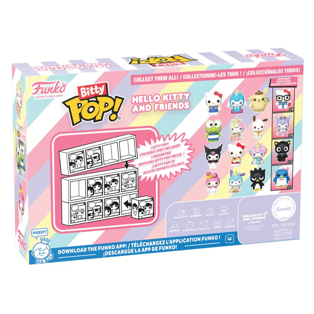 Sanrio - Hello Kitty Bitty Pop! Vinyl 4 Pack - Image 4