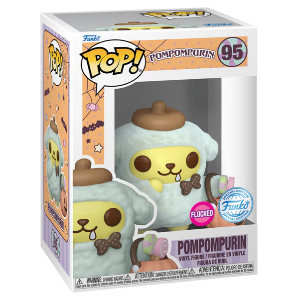 Sanrio - Pompompurin (Halloween) US Exclusive Flocked Pop! Vinyl - Image 2