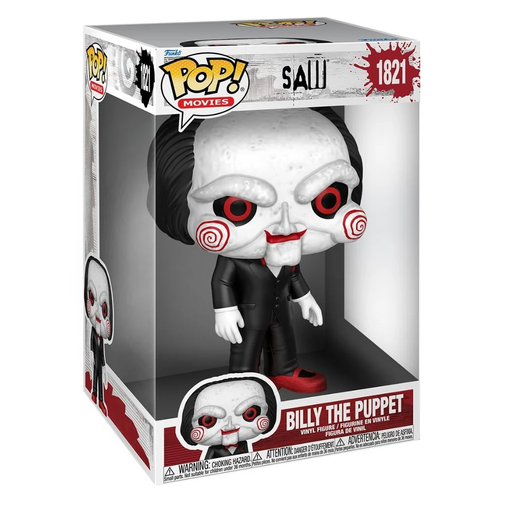 Saw: 10th Anniversary - Billy the Puppet 10 Inch Pop! Vinyl - Image 2