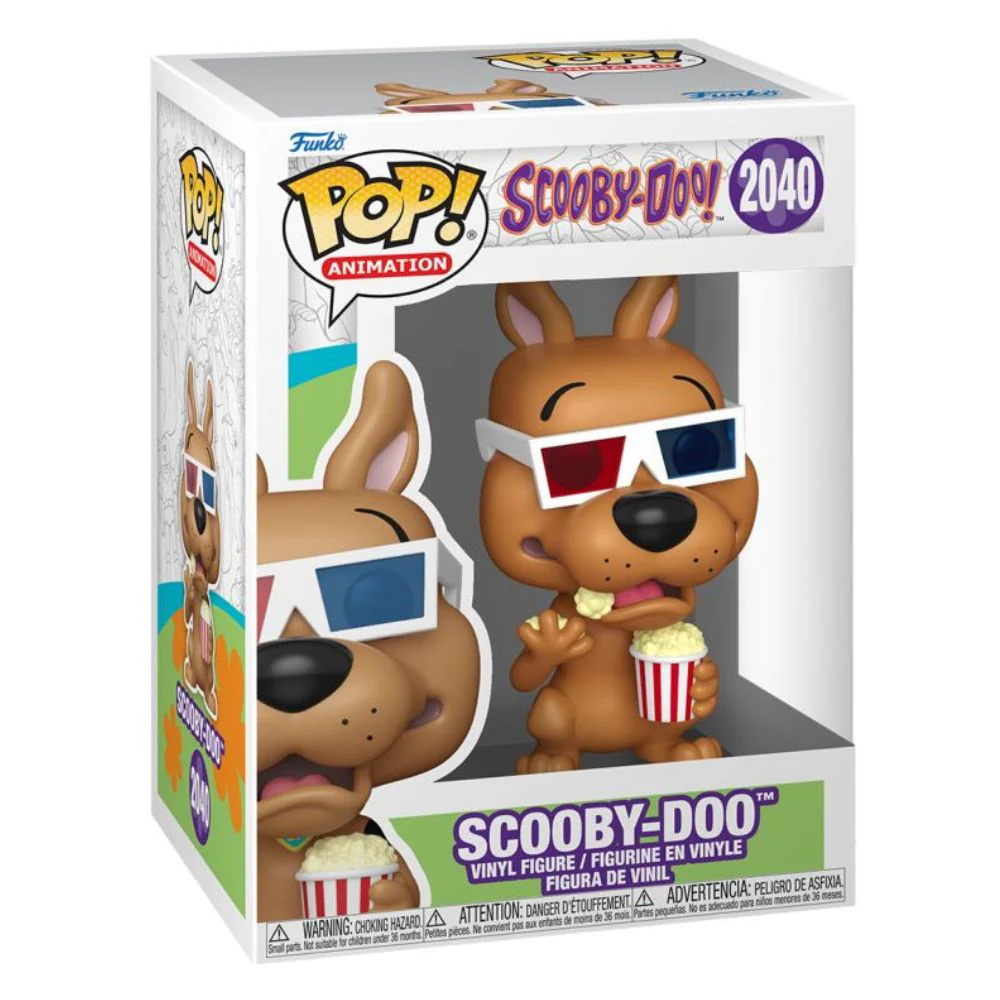 Scooby Doo - Scooby Doo (with 3D Glasses) Pop! Vinyl - Image 2