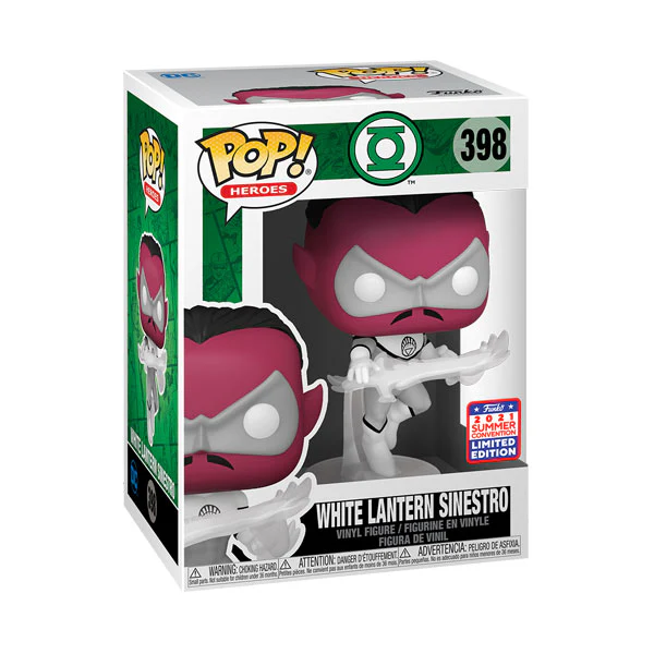 SD2021 - Green Lantern - White Lantern Sinestro US Exclusive Pop! Vinyl