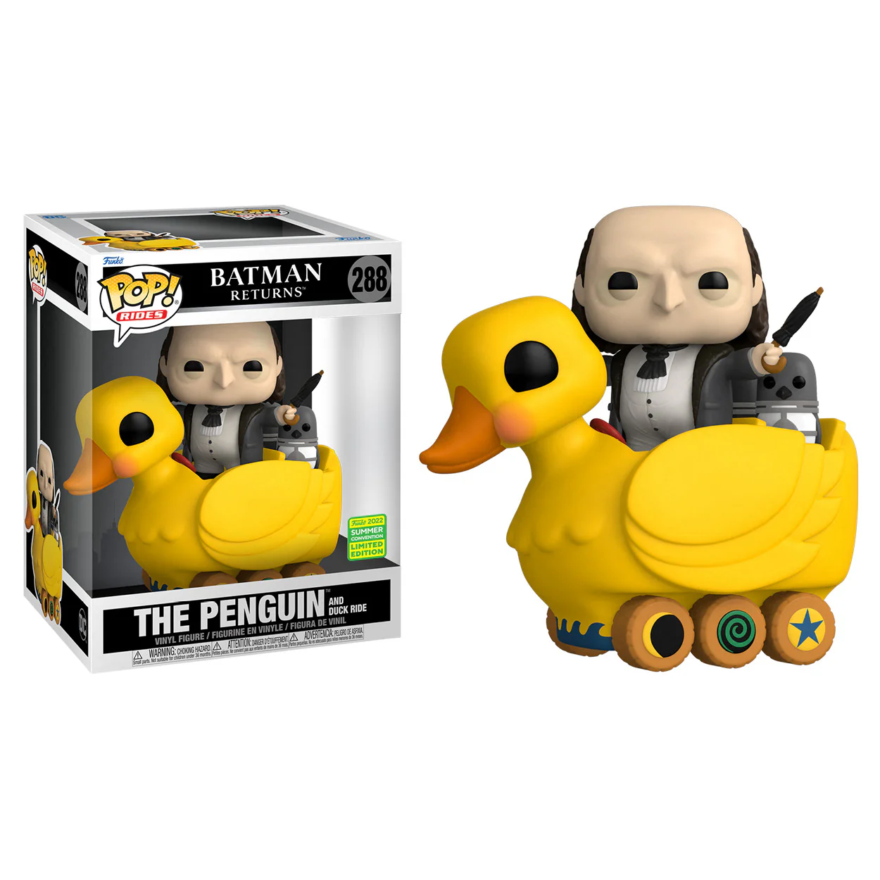 SDCC 2022 Batman Returns - Penguin & Duck Ride US Exclusive Pop! Ride Vinyl - Image 3