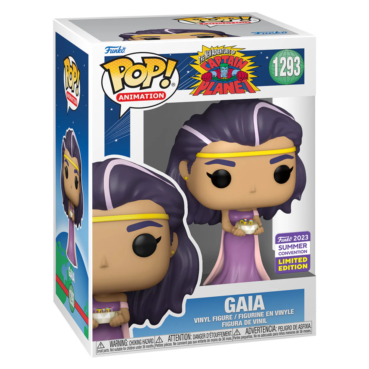 SDCC 2023 Captain Planet - Gaia US Exclusive Pop! Vinyl - Image 2