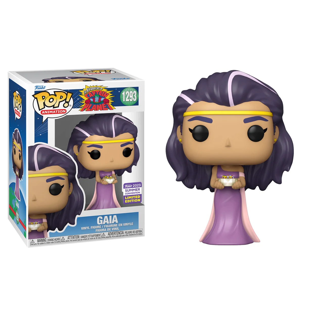 SDCC 2023 Captain Planet - Gaia US Exclusive Pop! Vinyl - Image 3