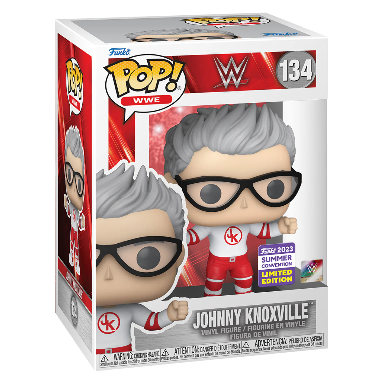 SDCC 2023 WWE - Johnny Knoxville US Exclusive Pop! Vinyl - Image 2