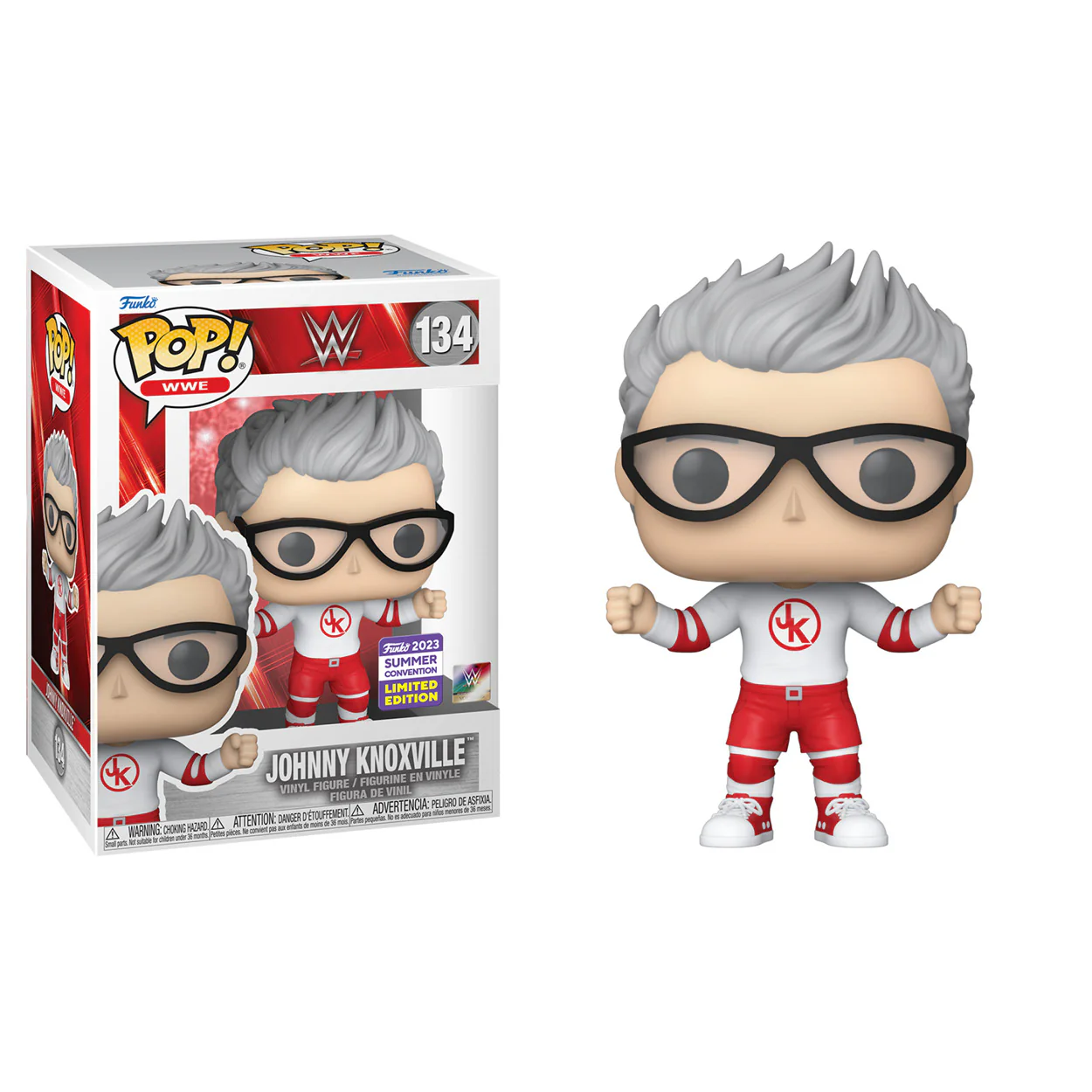 SDCC 2023 WWE - Johnny Knoxville US Exclusive Pop! Vinyl - Image 3