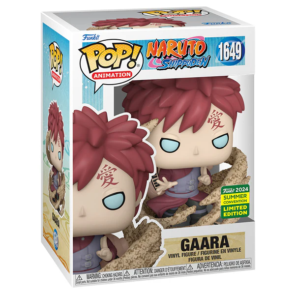 SDCC 2024 - Naruto Shippuden - Gaara US Exclusive Pop! Vinyl - Image 3